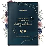 Lebenskompass® Schwangerschaftstagebuch 'FUNKEL' Schwangerschaftsbuch für Erinnerungen, Reflexion und Achtsamkeit - Tagebuch Schwangerschaft mit Platz für Fotos und Notizen - A5