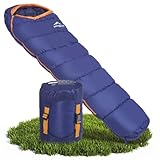 zeitgeist OUTDOOR Schlafsack 3 Jahreszeiten Erwachsene 210x81cm [Stretch] Wasserabweisender Mumienschlafsack Leicht 10°C Komfort Sommer für Motorrad Angeln Bike- und Backpacking Wandern Camping