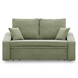 Sofa Dorma mit schlaffunktion, einfacher Aufbau, modernes Design, polstermöbel. Schlafcouch zum Wohnzimmer. Widerstandsfähiges, Minimalistisches Design (POSO 047)