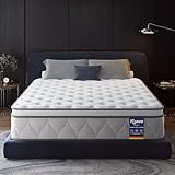 Klyvvo Matratze 90x200 cm Höhe 26cm, 7-Zonen Federkernmatratze, Härtegrad H3, Hybrid Matratze mit 1000 Federn & Memory Foam, Rückenentlastende, Bewegungsisolierung, Druckentlastung, Atmungsaktiv