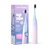 happybrush Elektrische Zahnbürste ECO VIBE Lite [Testsieger] Starterset - Schallzahnbürste mit 6 Wochen Power-Akku inkl. 1 Aufsteckbürsten Pastelltöne