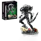 Yunigzmy Ideas Xenomorph Actionfigur Bausteine Set, 882 PCS Fiction Modell Bausteine Kit, MOC Geschenke für Jungen Baustein, Kompatibel mit Lgo