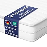 Träumegut24 AquaFlex 7-Zonen Matratze 90x200 cm | H2&H3 | Ergonomische Kaltschaummatratze | Hypoallergen & Antibakteriell | Bezug abnehmbar & waschbar | Oeko-TEX® | (19cm, 90 x 200 cm)