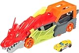 Hot Wheels Drachenwerfer, inkl. Auto, Mehrfarbig, einzigartig (Mattel GTK42)