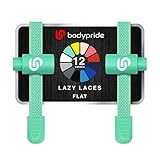 BODYPRIDE Premium Lazy Laces Flat [ 12 Farben ] Elastische Schnellverschluss - Schnürsenkel ohne Binden | Schnellschnürsystem für Sneaker, Air Jordan, Chucks, Vans, Kinderschuhe | 120 cm (Mintgrün)