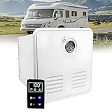 aromaoveite Durchlauferhitzer Für Wohnmobile | 55.000 Btu Wohnmobil-Warmwasserbereiter Mit 15x15-Zoll-Tür, 12 V Gleichstrom, Edelstahlbrenner Und Smart Panel Für Alle Wohnmobile/Camper White