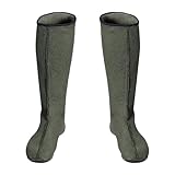 3Kamido Filz Stiefel Socken Innenschuhe Innenstiefel für Regenstiefel LANG Damen Herren Socke ERWÄRMUNGSEINLAGE AUS Filz Thermosocken Olivgrün 41/42