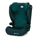 Kinderkraft I-SPARK I-Size Babyautositz, Gruppe 2/3, 100-150 cm, von 3,5 bis 12 Jahre, 15 bis 36 kg, leicht (4,5 kg), 3-Punkt-Sicherheitsgurt, Seitenschutz, Grün