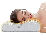 Ecosafeter Memory Schaum Kissen Kopfkissen, Nackenstützkissen, Ergonomisches Nackenkissen für Verschiedene Schlafpositionen mit abnehmbarem Bezug