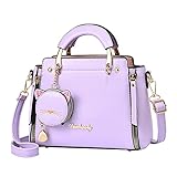 Umhängetasche Messenger Bag Katzen Transport Taschen Damen Handtasche Wasserdichte Umhängetasche mit großer Kapazität Umhängetasche Taschen Große Kapazität Tasche Einzelne Schulter (Purple, One Size)