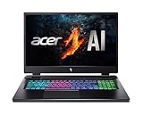 acer Nitro 17 (AN17-42-R2E6) Gaming Laptop | 17' FHD IPS 165Hz Display | AMD Ryzen 7 8845HS | 16 GB RAM | 1 TB SSD | NVIDIA GeForce RTX 4060 | Windows 11 | QWERTZ Tastatur | schwarz