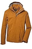 killtec Herren Funktionsjacke/Outdoorjacke mit abzippbarer Kapuze KOS 53 MN JCKT, curry, XL, 41333-000