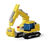 NOOLY Mini Auto Bausteine Für Jungen Und Mädchen Ab 3 Jahren WKLJM-02 (Bagger, 118 Stück)