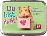 Du bist toll!: 25 kleine Glücklichmacher für dich | Komplimente zum Verschenken oder als Affirmationskarten zum Thema Glück, Mut und Selbstvertrauen