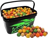 Magic Baits Boilie Mix im Eimer 4 Kg Futterboilies Feeder Boilie Karpfenboilies Carp Baits