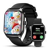 Smooce 4G Smartwatch Kinder, Kinder Smartwatch mit GPS Telefon Videoanruf Voice Chat SOS Schulmodus Schrittzähler Puzzle Spiele, Smart Watch Jungen Mädchen Geschenk (Ink)