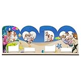 COCHIE Geschenk für Papa, Holzbuchstaben Bilderrahmen Bastelset, Beste Papa Geschenke, Geburtstagsgeschenke für Papa