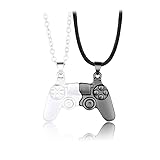 Ozmw 1 Paar magnetische Halskette Paar-Halskette, Game Controller Pendant Necklace, Matching for Couples or Best Friends Birthday Gift