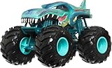 Hot Wheels Monster Trucks MEGA WREX, Oversized Monster Truck, Die-Cast-Spielzeugtruck im Maßstab 1:24 mit riesigen Rädern und coolen Designs, JDR03
