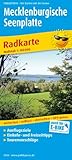 Mecklenburgische Seenplatte: Radkarte mit Ausflugszielen, Einkehr- & Freizeittipps, wetterfest, reissfest, abwischbar, GPS-genau. 1:100000 (Radkarte / RK)