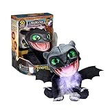 Puppetronic RE0000000 Real FX Toothless Plüschtier, elektronische Handpuppe, 30 cm, +50 Reaktionen und Geräusche, Rauch- und Feuereffekte, ab 6 Jahren, Famosa (RE000000)