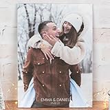 Wanapix | Personalisierter Adventskalender mit Foto | Weihnachtskalender mit Schokolade | Weihnachten | 24 Schokoladentafeln | 25 x34 cm | 100% Personalisierte