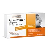 Paracetamol-ratiopharm 250 mg Zäpfchen: Sanfte Hilfe bei Schmerzen und Fieber für Kleinkinder, 10 Zäpfchen
