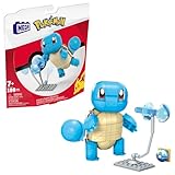 MEGA POKÉMON Bauset - bewegliche Schiggy-Figur, Pokéball und 199 kompatible Bausteine für authentische Kampfeffekte, ab 6 Jahren, GYH00