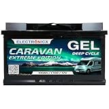 Electronicx 12 V 100 Ah Gel-Batterie – Deep Cycle Solarbatterie für Caravan, Camping & Marine – Wartungsfrei – Extrem Lange Lebensdauer für Wohnmobile, Boote und netzunabhängige Stromversorgungen