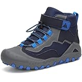 Mishansha Wanderschuhe Jungen Leicht Trekkingschuhe Kinder Outdoorschuhe Flexibel Atmungsaktiv Sportschuhe Wanderstiefel Marineblau 31 EU
