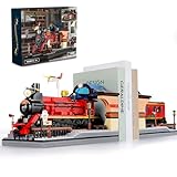 VEPOWER Magische Zug Bauklötze Set mit Bahnsteig, Klassischer Zug Set Kompatibel mit Lego Zügen Klemmbausteine Zug Modell Bausteine für 10+ Kind und Erwachsene（1068 Stück）