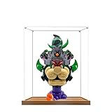 Acryl-Vitrine für Lego 72042 Prinz Lilian und Castle, cooles Modell, 3 mm staubdichte Schaubox, Vitrine kompatibel mit Lego 72042 (Modell nicht im Lieferumfang enthalten) (Holzsockel 3 mm)