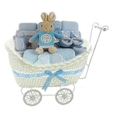 Geschenkkorb für Kinderwagen, Neugeborenes Baby, Jungen, Mädchen, Geschenk, Aufbewahrungskorb, Babyparty, Party-Dekoration, Geschenk für werdende Mutter, leerer Korb, Spielzeugkleidung, Baby-Zubehör