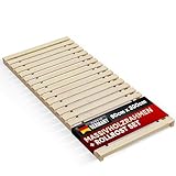 TUGA - Holztech Rollrost und Auflagerrahmen Lattenrost 90 x 200 cm 300kg Palettenbett Gästebett