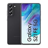 Samsung Galaxy S21 FE 5G, Android Smartphone, 6,4 Zoll Dynamic AMOLED Display, 4.500 mAh Akku, 128 GB/6 GB RAM, Handy in Graphite, inkl. 36 Monate Herstellergarantie [Exklusiv bei Amazon]