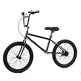 HWF Laufräder Laufrad Erwachsene Kein Pedal Groß Laufrad - Fahrräder Mit 50cm (20 Zoll) Luftreifen, Verstellbarer Sitz und Fußstütze, Schwarz