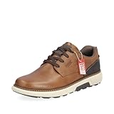 Rieker Herren Sneaker B3313, Männer Schnürschuhe, lose Einlage,Freizeitschuhe,Derby schnürung,Schnuerschuhe,Schnuerer,braun (24),43 EU / 9 UK