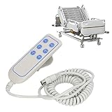 Hapivida Fernbedienung Pflegebett 6 Knopfs 8 Pin Elektrische Liege Controller Handfernbedienung Elektrische Liegestuhl Bett Handsteuerung für Bett, Liftstuhl, Liegesofa