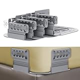 Gelinor Bettlaken-Clips, verbesserter Bettlakenhalter, höhenverstellbar, mit Eckenöffnung, passend für alle Laken und robuste Matratzen, einfache einmalige Installation