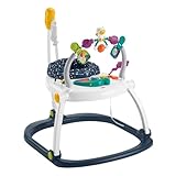 Fisher-Price HBG73 - Kätzchen Astronaut Jumperoo, Aktivitätscenter zum Thema Weltall für Kleinkinder mit verstellbarem Sitz zum Hopsen, mit Lichtern, Musik und interaktiven Spielzeugen