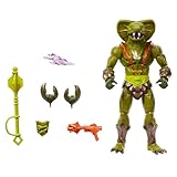 Masters of the Universe Masterverse Actionfigur, New Eternia Kobra Khan, ca. 18 cm großes Motu-Spielzeug 30 Bewegungspunkte, Camo Khan Alt Look mit Zubehör, JBP86