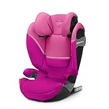 CYBEX Gold Kindersitz Solution S2 i-Fix, Für Autos mit und ohne ISOFIX, 100 - 150 cm, Ab ca. 3 bis 12 Jahre (15 - 50 kg), Magnolia Pink
