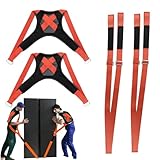 Möbel Bewegungsgurte – bewegliche Hebegurte | Schulter-Hebehilfe für 2 Personen | Tragbare, verstellbare Bewegungsseile 880 lbs für den Versand von Campinganhängern