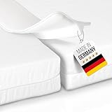 Rosenkern® Liebesbrücke für Matratzen 200 x 25 - Qualität aus Deutschland - Matratzen-Ritzenfüller mit extra Frotteebezug - Love Bridge for Bed - Matratzenkeil für Matratzen & Topper ab 5 cm