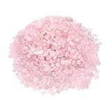 Rosenquarz Mini Trommelsteine | 100 Gramm Edelstein Chips | 5-10 mm Durchmesser | Premium Qualität Lebensquelle Plus