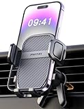 Pnitri Handyhalterung Auto, Lüftung Schutz Auto Handy Halterung mit Hakenclip und Beine Doppelte Unterstützung 360° Drehbar KFZ Handyhalter Auto für iPhone Android Smartphone (4.0''-7.0'')