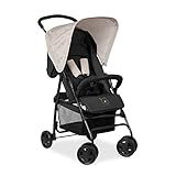 hauck Buggy Sport, Ultra Leicht - nur 5,9 kg, für Kinder bis 15 kg, Klein Zusammenklappbar, Reisebuggy mit Liegefunktion, Extra Großer Korb bis 3 kg (Disney Pooh Rainbow Beige)