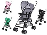 Kidmeister Ultra Leichter Buggy Jogger S2 Kinderwagen Sitzbuggy Sportwagen Babywagen Grau