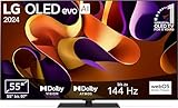 LG OLED55G49LS TV 55' (139 cm) OLED evo Fernseher (α11 4K AI-Prozessor, Dolby Vision, bis zu 120Hz) [Modelljahr 2024], Schwarz