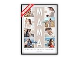 dockyardos® Personalisiertes Fotogeschenk für Mama | Foto Geschenk zum Geburtstag Weihnachten Muttertag | Geschenk für Mama | Fotodruck für die Mutter | Geschenkidee